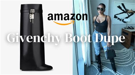 bottes givenchy dupe|givenchy lock boots dupe.